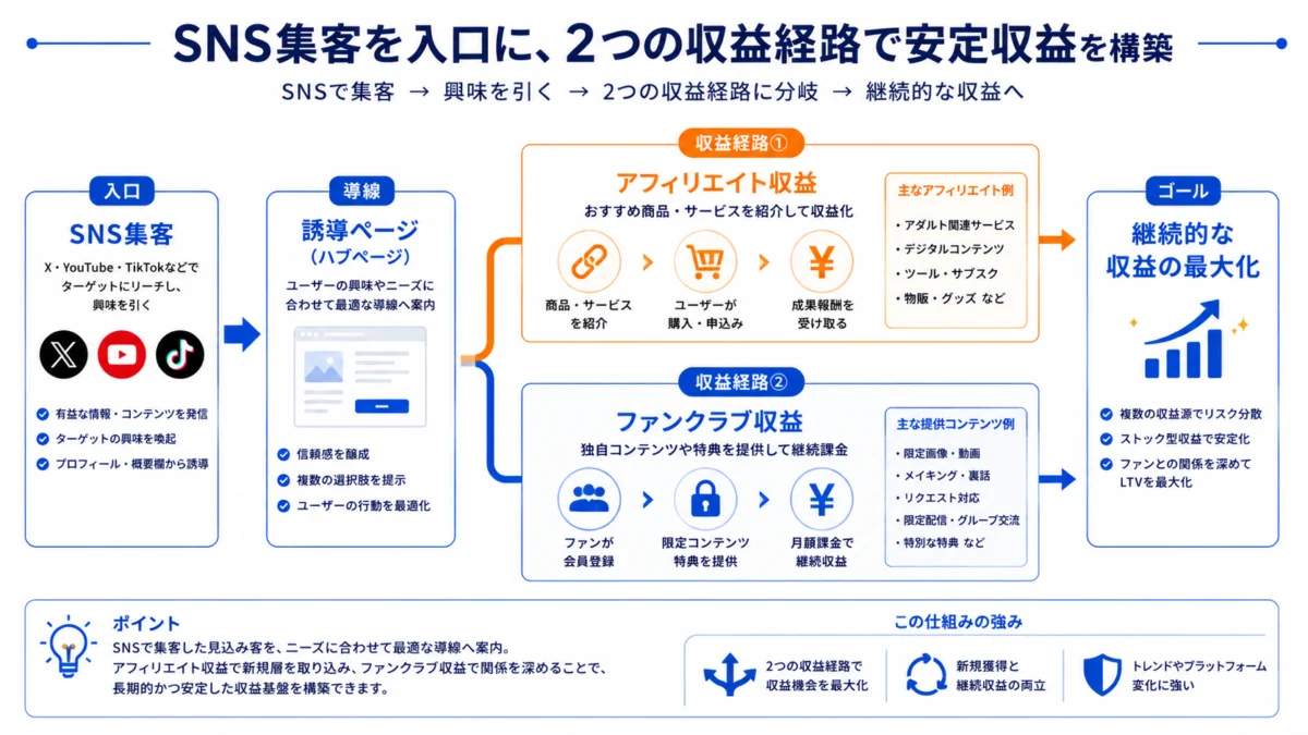 2つの収益経路