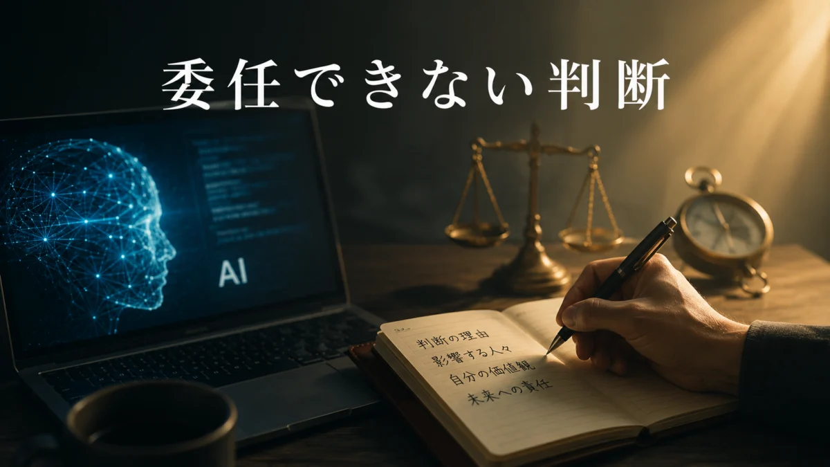 人間が決める領域の図解